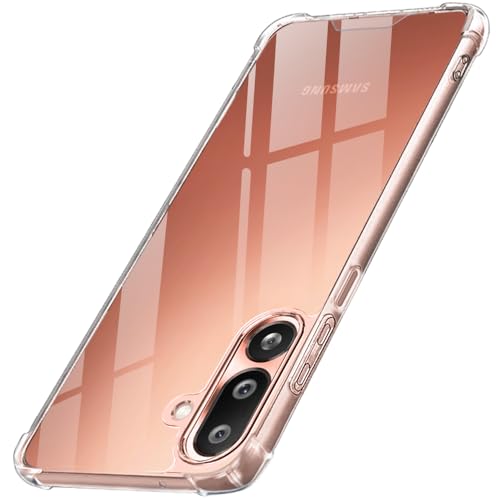 Image of TheGiftKart Crystal Clear Back Cover Case for Samsung Galaxy M36 5G / F36 5G | Shock Proof 360 Protection | Hard Clear Back Cover Case for Samsung Galaxy M36 / F36 5G (PC & TPU, Transparent Bumper)