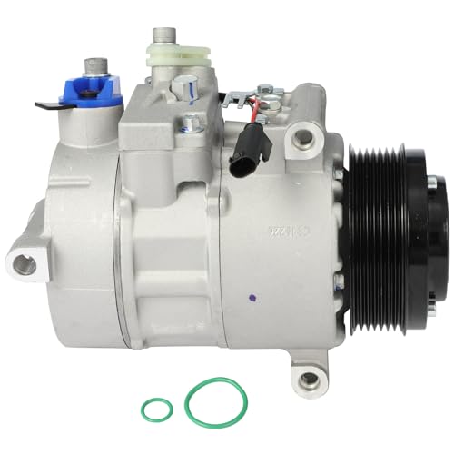 Image of ECCPP AC Compressor Direct Fit for Mercedes-Benz E320 V6 3.0L 2007-2009 | 157362,158362,Fast Cooling AC Compressor with Clutch Low Vibration Under 72db Reduces Engine Load Fuel Efficient