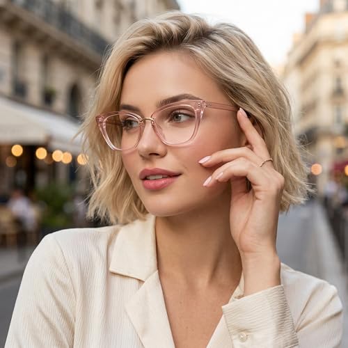 Image of Cat Eye Blue Light Blocking Glasses for Women Men, Anti-fatigue Anti UV Ray Computer Gaming Glasses
