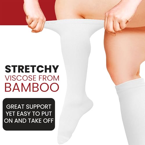 Image of BAMS Compression Socks Women & Men- Premium Bamboo Ultra Soft No-Smell 15-20 mmHg