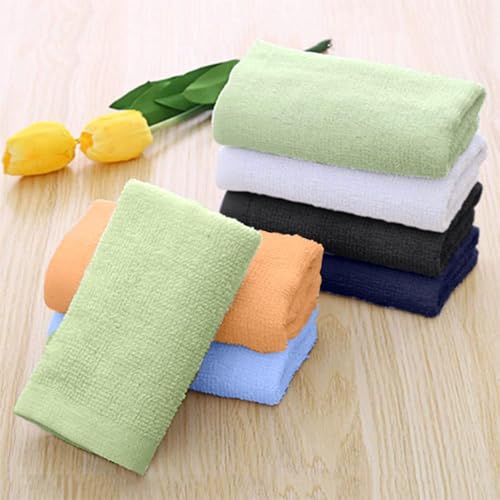 Image of KAHAF COLLECTION 12 Pack Washcloths | Multicolour 100% Cotton Extra Absorbent Face Towels | Soft, Quick Dry Wash Cloths for Bathroom, Spa, Gym, Baby & Travel (12 Packs (12 x 12))