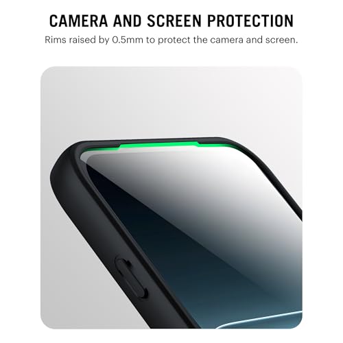 Image of DailyObjects Polycarbonate Case for OnePlus 13s Black Frosted Slim Back Cover | Full Body Protection | Wireless Charging
