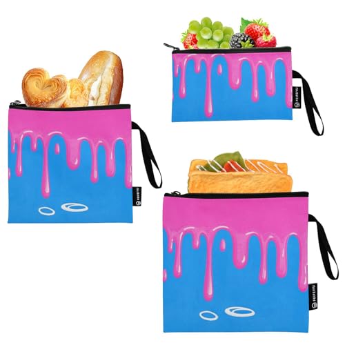 Bolsas reutilizables con cierre 3 pcs impermeables miniatura 2