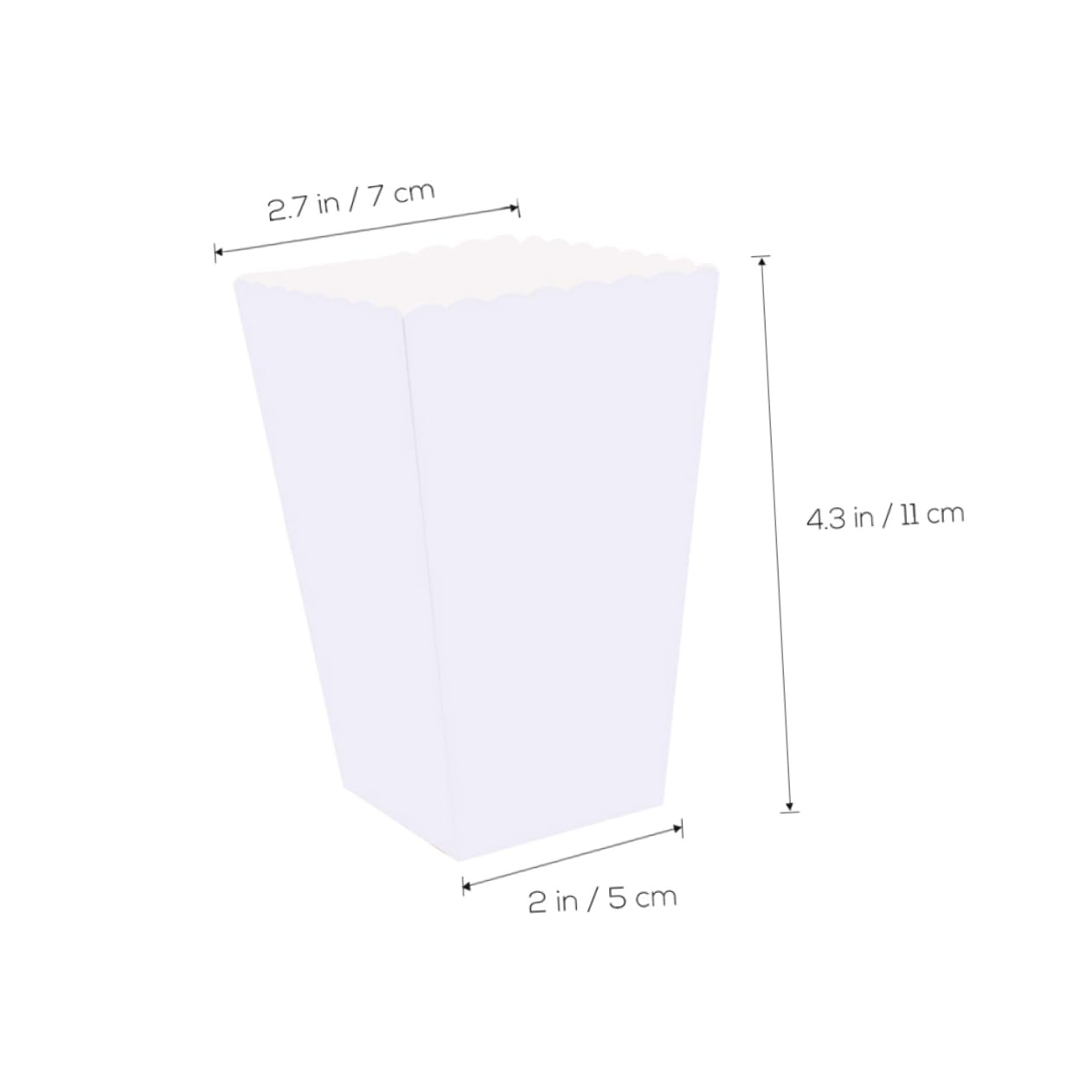 OFFSCH Diy Popcorn Boxes Holder Containers 100pcs Bulk Popcorn Cartons Party Wedding Supplies