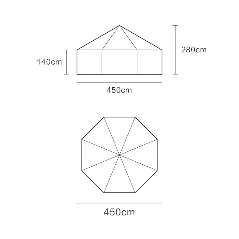 Carpa para camping familiar 8-10 personas gran espacio miniatura 2