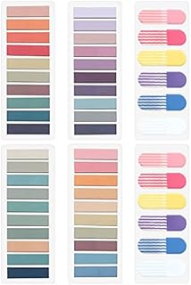 DIQMIAQ 1040 Pcs Sticky Index Tabs Writable Transparent Sticky Index Tab Repositionable Sticky Index Labels for Page Marking and Classified File