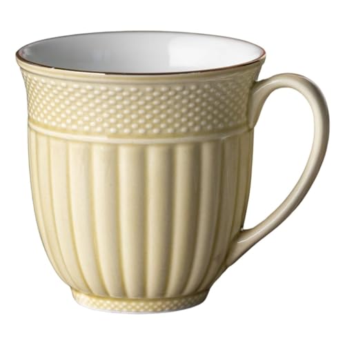 Image of Clay Craft Fine Ceramic Tea Cups Set of 6| 200 Ml Elegant Textured Cups with Comfortable Handle | Ideal for Tea| Coffee| Home Use & Gifting