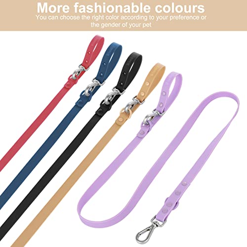 Waterproof-Dog-Leash-Standard-Dog-Leashes-with-2-Hooks-for-Walking-Adjustable-Lengths-for-Traffic-Control-Safety-Durable-and-Odor-Proof-for-Medium-Large-Dogs-Sand-ColorM