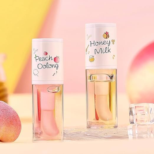 Image of Transparent Lip Gloss Pack of 2 | High-Shine Clear Gloss | Hydrating & Non-Sticky Lip Shine for Women & Girls | Moisturizing Glossy Lip Care Duo