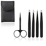 Aplicación versátil: por lo tanto, tienes las pinzas adecuadas para cada aplicación. Es un kit perfecto para moldear cejas, astillas, cabello encarnado, primeros auxilios, extensión de pestañas.