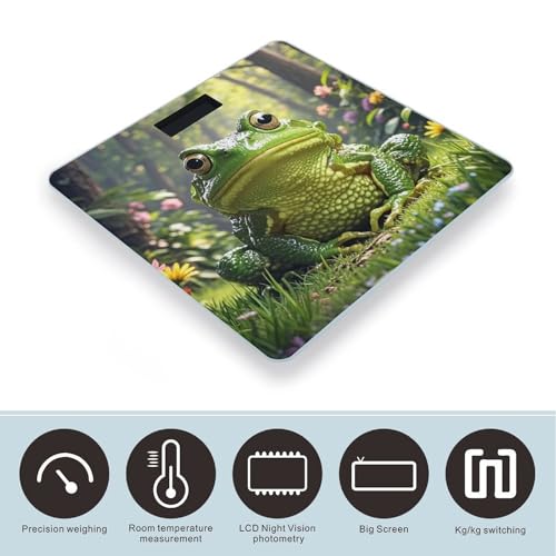 Báscula digital para baño de vidrio templado Frog miniatura 3