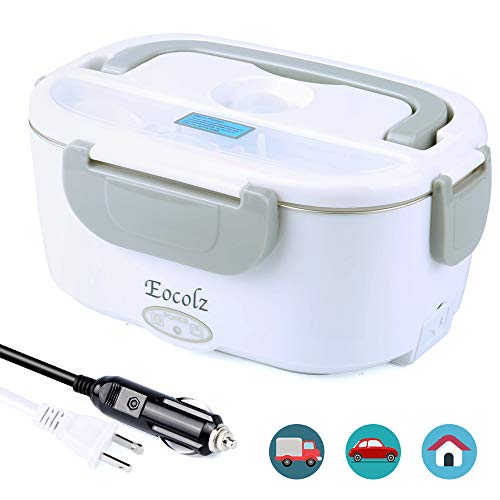 Electric Lunch Box, Eocolz 2 in 1 Food Heater Warmer 1.5L with Removable