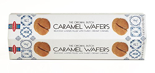 Daelmans Dutch Caramel Wafers Stroopwafles TOWER 24 Wafers 24.3 Oz. Gift Box
