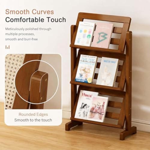 Organizador vertical de madera maciza de 5 niveles para vestíbulo residencial 7
