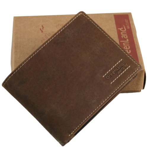 Preisvergleich Produktbild Greenland Geldbörse Leder 12 cm