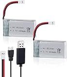 2PCS 3.7V 650mAh Lipo Battery for Syma X5C X5 RC...