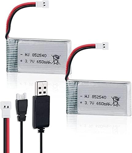 2PCS 3.7V 650mAh Lipo Battery for Syma X5C X5 RC