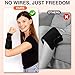 Red Light Therapy Belt for Body, 37'' Cordless Red Infrared Light Wrap for Neck Chin Knee Ankle Hand Pain Relief, 660nm & 850nm with Pulse & Heating Modes
