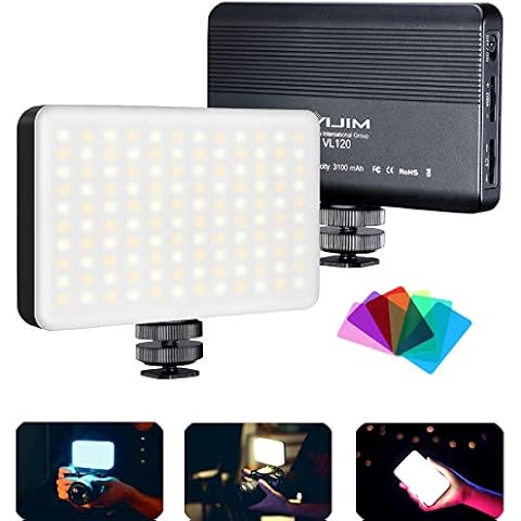 VIJIM VL120 LED Video Light on Camera Cover