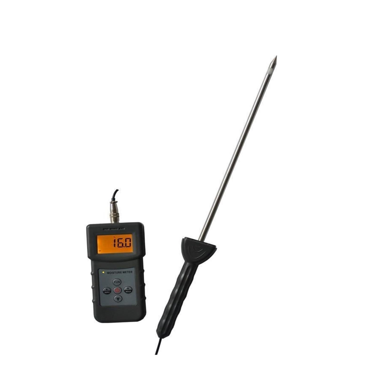 medidor de humedad, Medidor de humedad polvo yeso, detector contenido hormigón, pantalla LCD, rango medición 0-50%, precisión 0,1