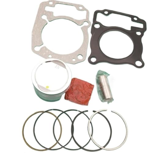 Cilindro de motocicleta de 57,3 mm con pistón negro para motores CBF 150 CC 4