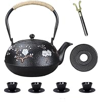 Amazon | Zxyler 南部鉄器 鉄瓶セット 急須兼用 鉄分補給 多コンロ対応