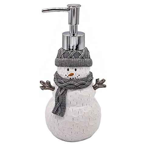 YangShiMoeed Snowman Bathroom Lotion Dispenser Cover