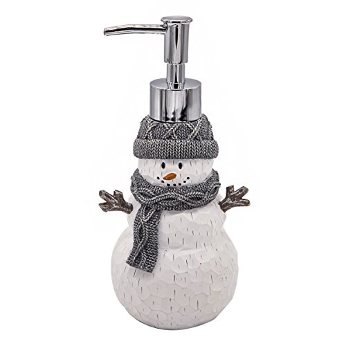 Bathroom Accessories,Shower Lotion/Soap Dispenser,Chritsmas Bath Set,Bath Collection (Snowman)