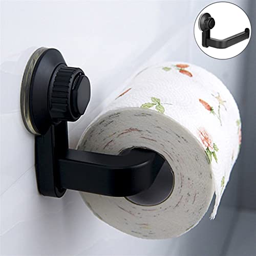 Qulit Tissue Dispenser Toilet Paper Holder Super Storage Suction Cup Wall Mount Removable Rack Ki Tissue Dispenser (Color : White) #TOP1