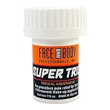 Face and Body Super Trio Topical Pre-Procedure Anesthetic Numbing Cream Tattoo Anesthetics 7/8 oz