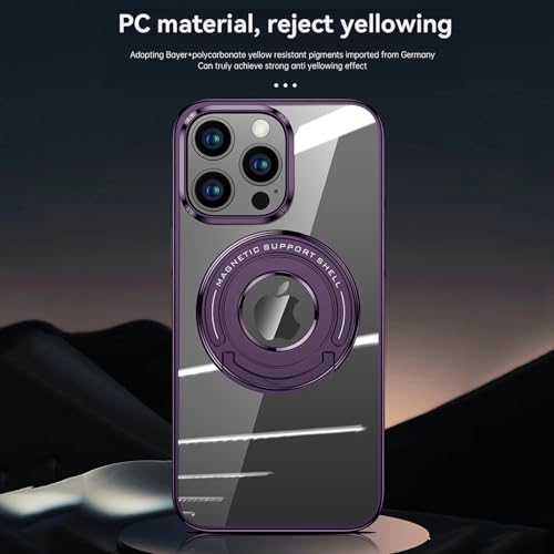 Coque aimantée antichoc iPhone 15 Plus avec anneau de support