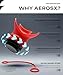 TRAININGMASK AEROSx Breathing Muscle Trainer | Breath Resistance Exerciser for General Fitness and Endurance Improvement (Red)