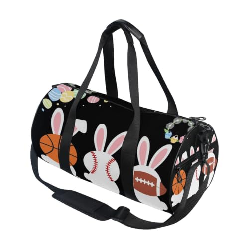 Bolsa de deporte redonda ligera unisex con bolsillo interior para gimnasio