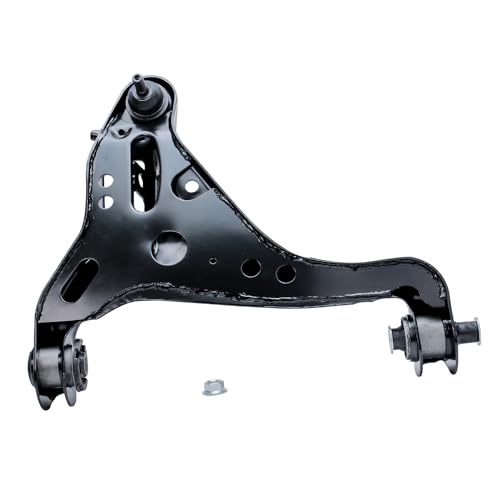 Image of Detroit Axle - Front Lower Control Arms + Outer Tie Rods + Upper Ball Joints Replacement for 2006-2010 Ford Explorer Sport Trac Mercury Mountaineer - 6pc Set