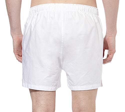 Brooks Brothers Men's 00003821 Oxford Cotton Boxers, White2