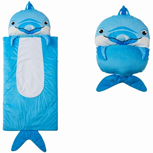 Image of Kid's Nap Buddies Character Preschool Nap Mat, Toddler Sleeping Bag with Pillow for Daycare, Ages 3+