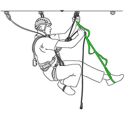 image for Wildken Climbing Aider 4 Step Foot Ascender Loop Climbing Rope Ladder 