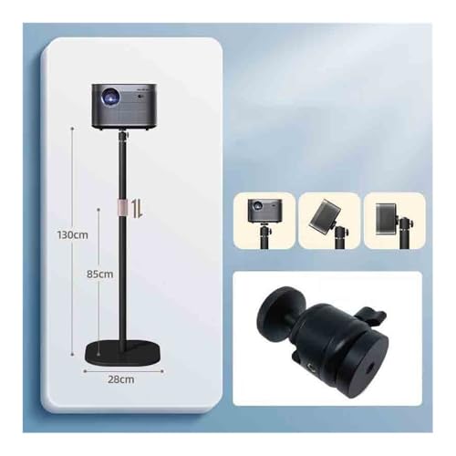 Étagère de projecteur réglable et support de sol universel sans perçage - 6