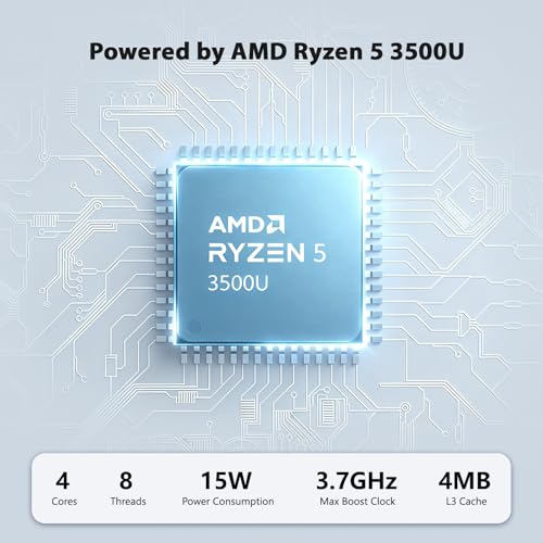 Image of 15.6 inch FHD-Laptop, AMD Ryzen 5 (Up to 3.7GHz, Beat i5-1135G7), 16GB RAM 512GB SSD, Radeon Vega 8 Graphics, 65W Fast Charging, Privacy Shutter, Numpad, Win 11, Gaming Laptop for College Students, Office