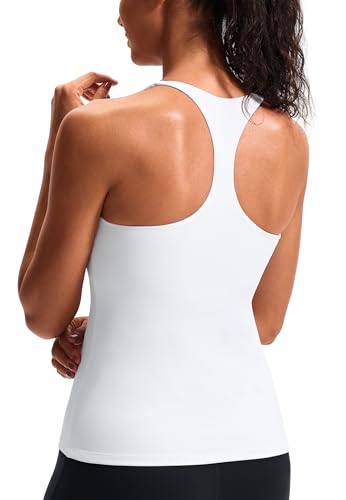 JOYSPELS Workout Crop Tank Tops For Women Cool-Dry Sleeveless Loose Fit
