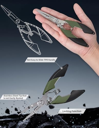 pullther fishing Fishing Tools Kit,6.5" Fishing Pliers,Fish Gripper - image 7