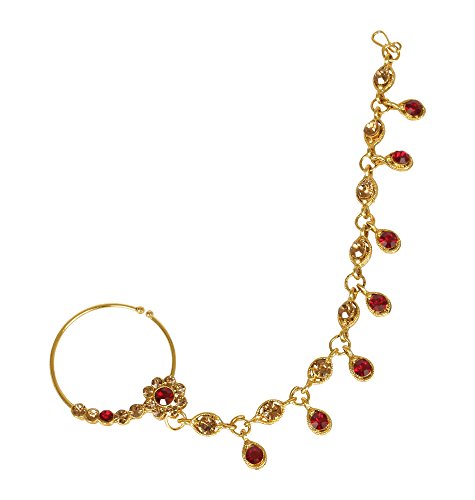 Buy Adoreva Gold Red Diamond Bollywood 
