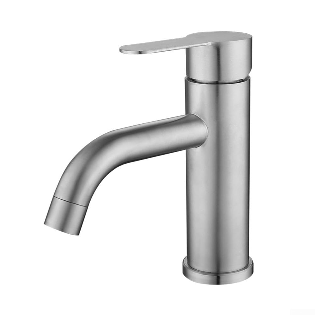 Itnxvkges A Basin Taps Mixers Bathroom Sink Tap, Basin Faucet Bathroom Sink Faucets Parts Basin Mixer Single Lever Hot Nd Cold Water Sink Tap, Mono Mixer Faucet
