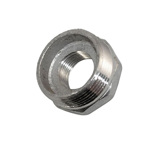 Male x Female Thread Reducer Bushing Pipe Fitting, Adapter, Stainless steel SS 304 NPT (1-1/2\" Male x 3/4\" Female)