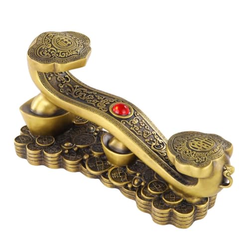 Ruyi Ornements en Cuivre de Style Chinois Décoration Métal Bureau FLXHHX