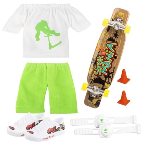 Genérico Mini Patinete de Dedo | Finger Scooter Fingerboard Skateboard Movimiento de la del Dedo | Kit de monopatín de Scooter de de Actividad sensorial de Novedad de de