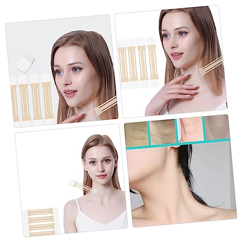 VILLCASE 8 Peças Adesivos Para Levantar O Pescoço Fita Para O Pescoço Anti-Envelhecimento Fita Para