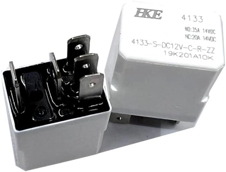CAR White Relay 4133-S-DC12V-C-R-ZZ 4133 S DC12V C R ZZ 4133SDC12VCRZZ 12VDC 12V 35A 5PIN(10pcs)
