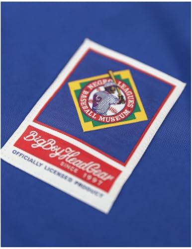 Big Boy Negro Leagues S8 Camiseta Conmemorativa de Béisbol para Hombre [Azul Real] miniatura 7
