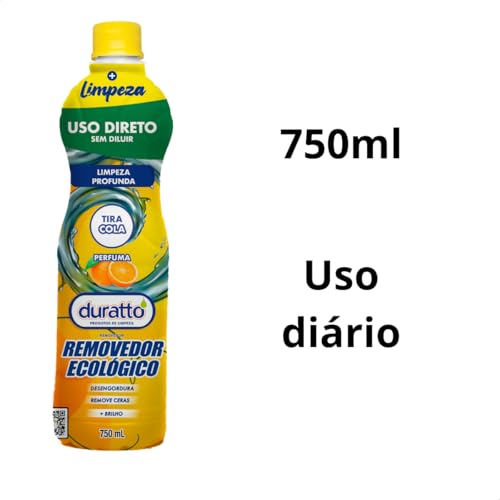 Removedor de Gorduras e Ceras Ecológico Duratto, Limpeza Profunda, Perfumado, 750ml